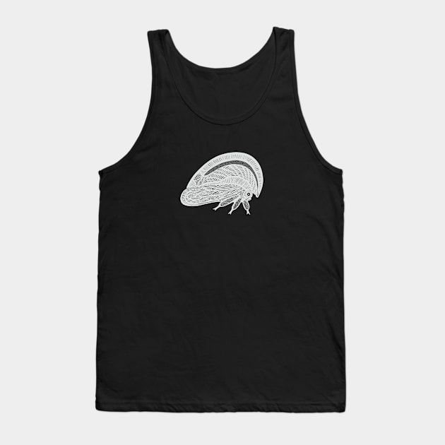 Treehopper (Membracis Bucktoni) - cute bug design - dark colors Tank Top by Green Paladin